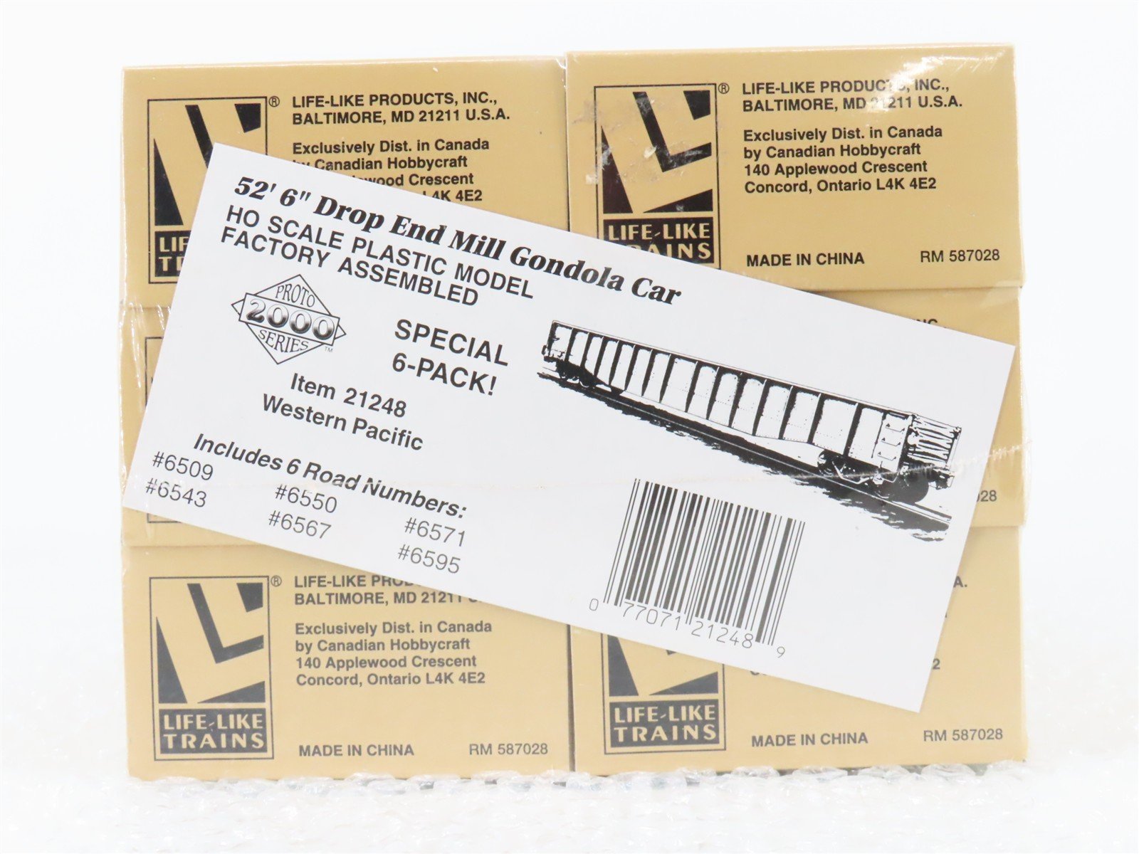 HO Scale PROTO 2000 21248 WP Western Pacific 52' 6