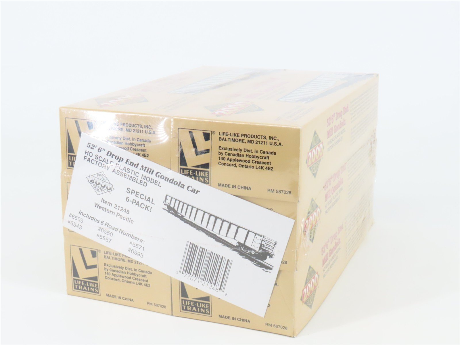 HO Scale PROTO 2000 21248 WP Western Pacific 52' 6