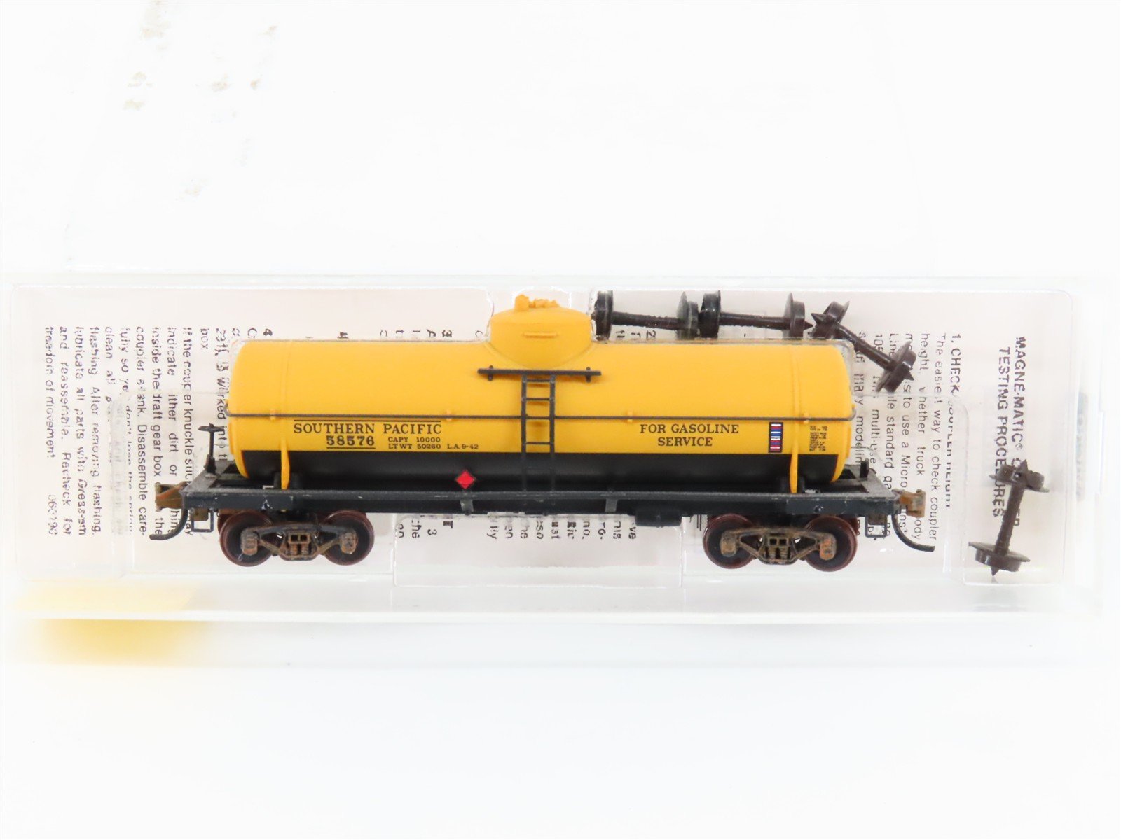 N Micro-Trains MTL 65330 SP Railway 39' Single Dome Tankcar #58576 Weathered