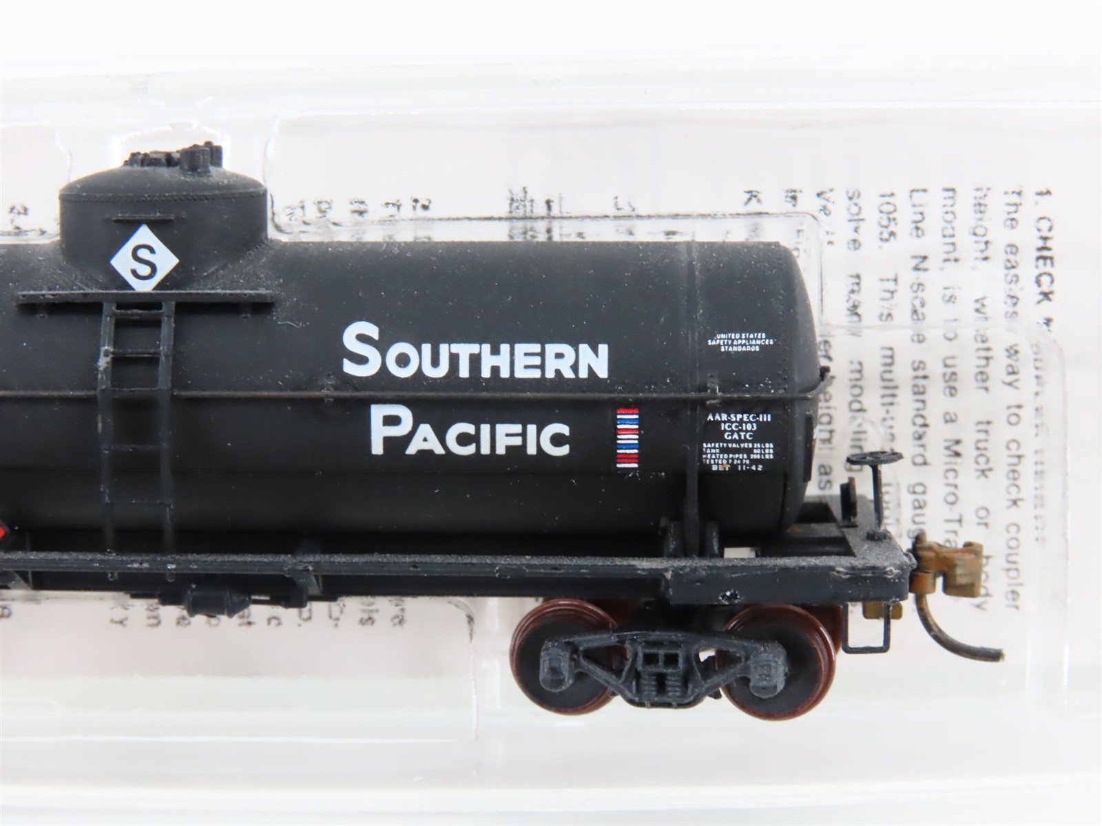 N Scale Micro-Trains MTL 65330 SP Railway 39' Single Dome Tankcar #62842 Custom
