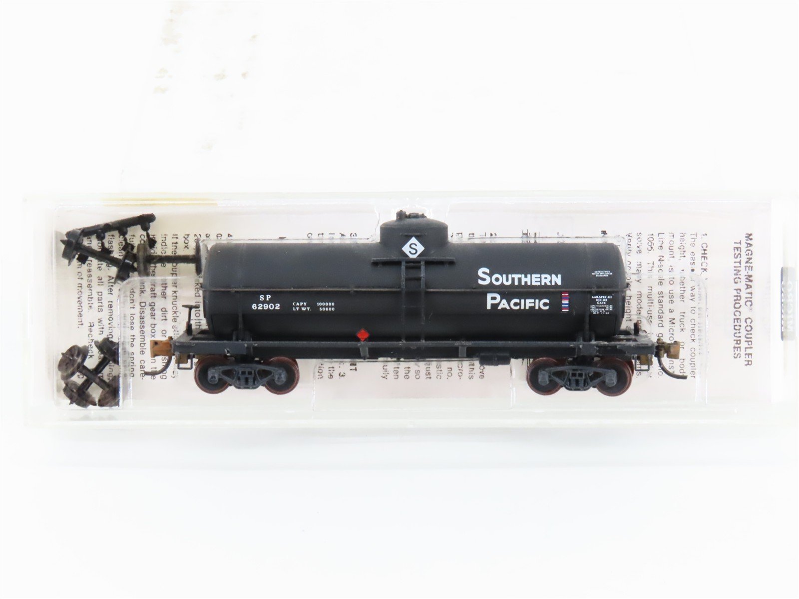 N Scale Micro-Trains MTL 65330 SP Railway 39' Single Dome Tankcar #62902 Custom
