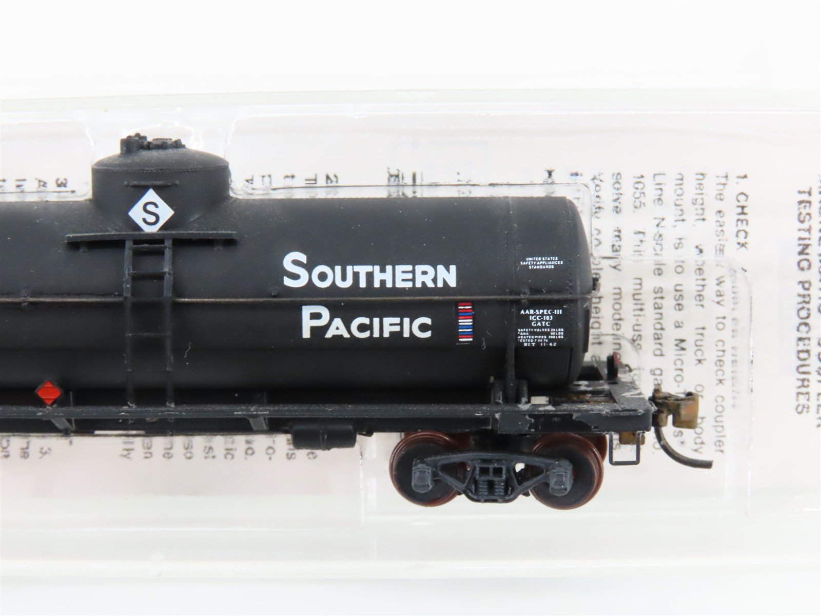 N Scale Micro-Trains MTL 65330 SP Railway 39' Single Dome Tankcar #62902 Custom