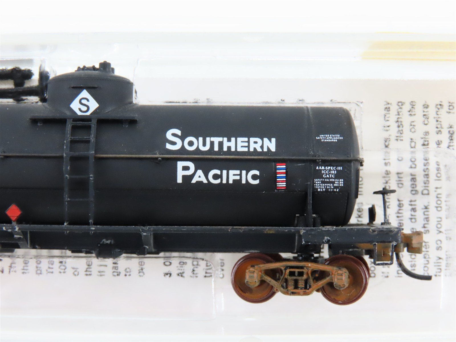 N Scale Micro-Trains MTL 65330 SP Railway 39' Single Dome Tankcar #62701 Custom