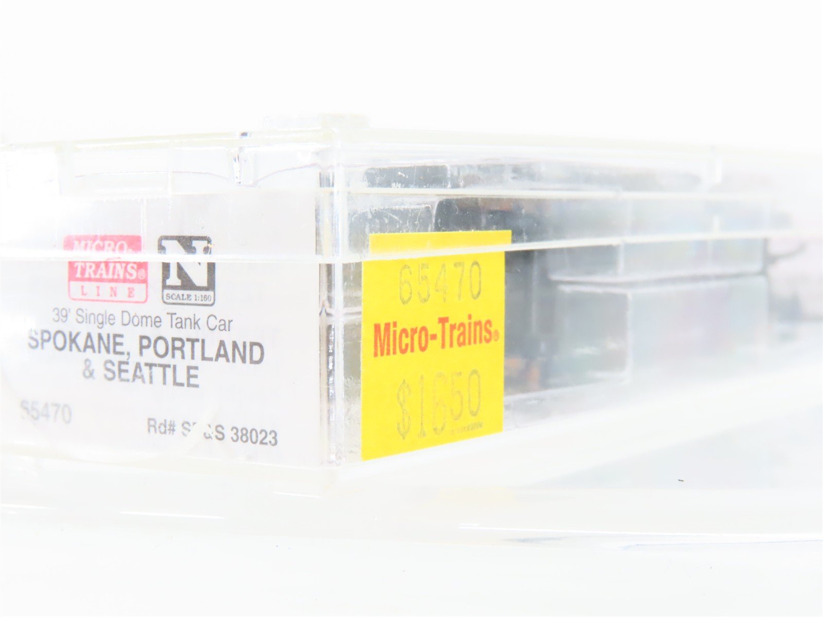 N Scale Micro-Trains MTL 65470 SP&S Railway Single Dome Tankcar #38023 Custom