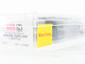 N Scale Micro-Trains MTL 65470 SP&S Railway Single Dome Tankcar #38023 Custom
