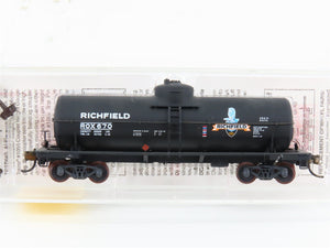 N Scale Micro-Trains MTL 65430 ROX Richfield Single Dome Tankcar #670 Custom