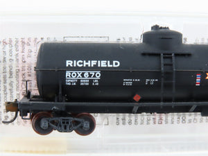 N Scale Micro-Trains MTL 65430 ROX Richfield Single Dome Tankcar #670 Custom