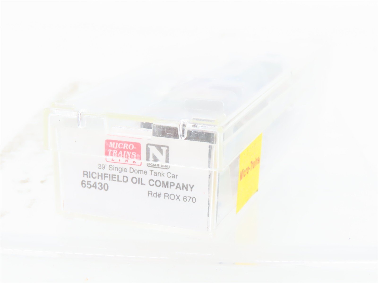 N Scale Micro-Trains MTL 65430 ROX Richfield Single Dome Tankcar #670 Custom