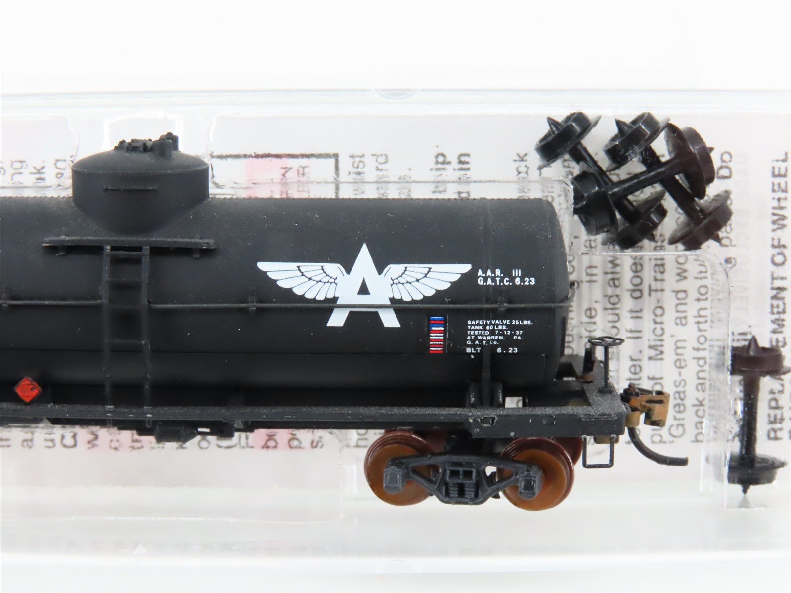 N Scale Micro-Trains MTL 65480 TWOX Tidewater Single Dome Tankcar #1383 Custom