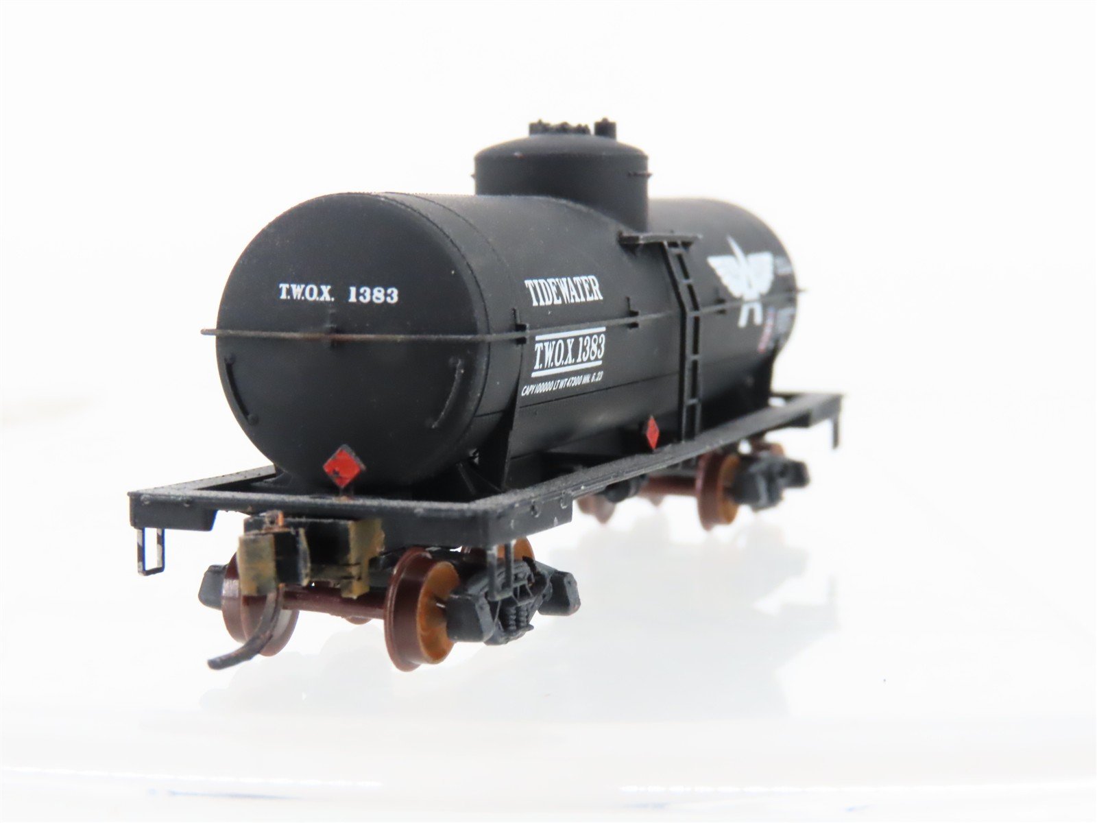 N Scale Micro-Trains MTL 65480 TWOX Tidewater Single Dome Tankcar #1383 Custom