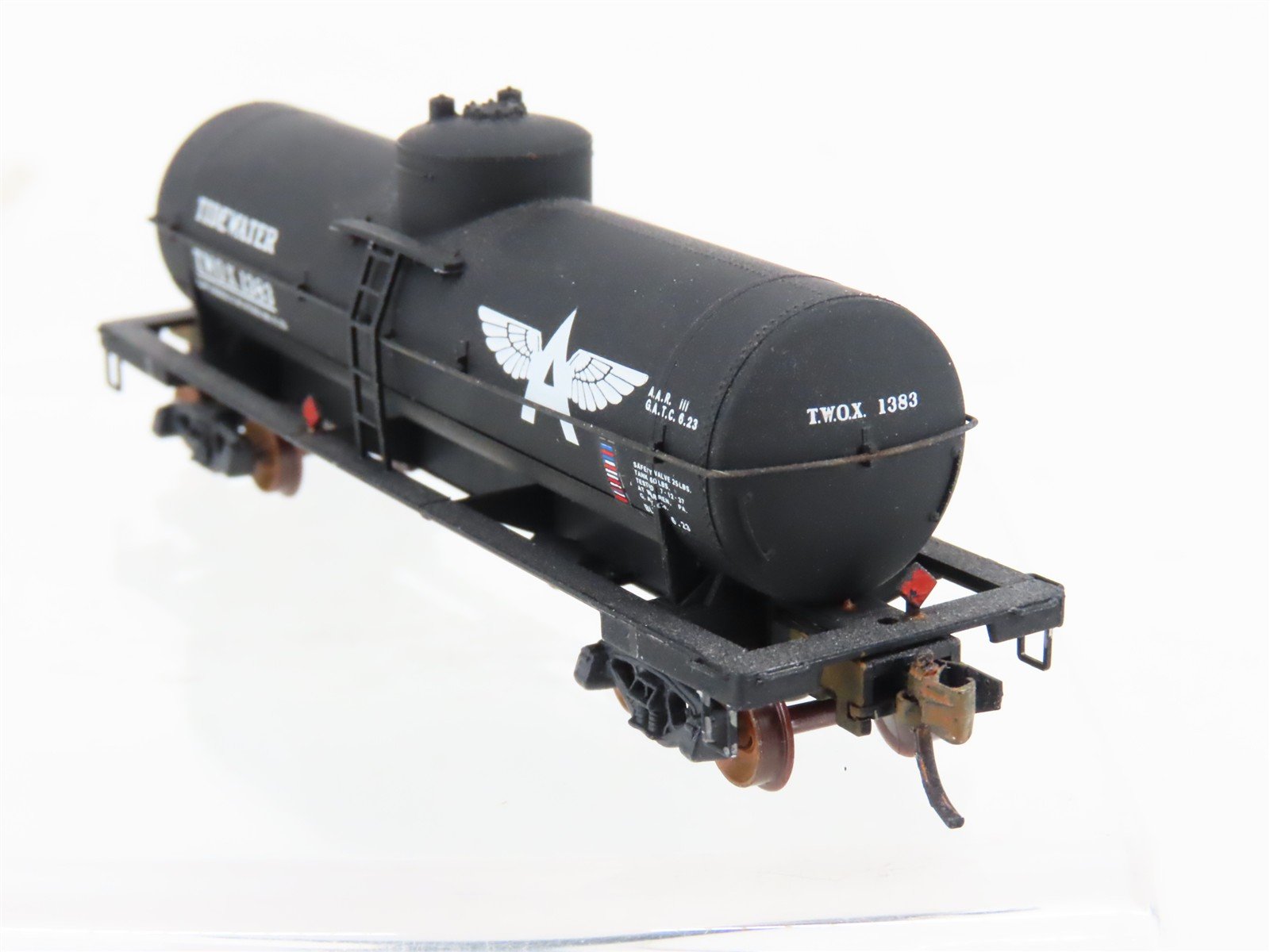 N Scale Micro-Trains MTL 65480 TWOX Tidewater Single Dome Tankcar #1383 Custom