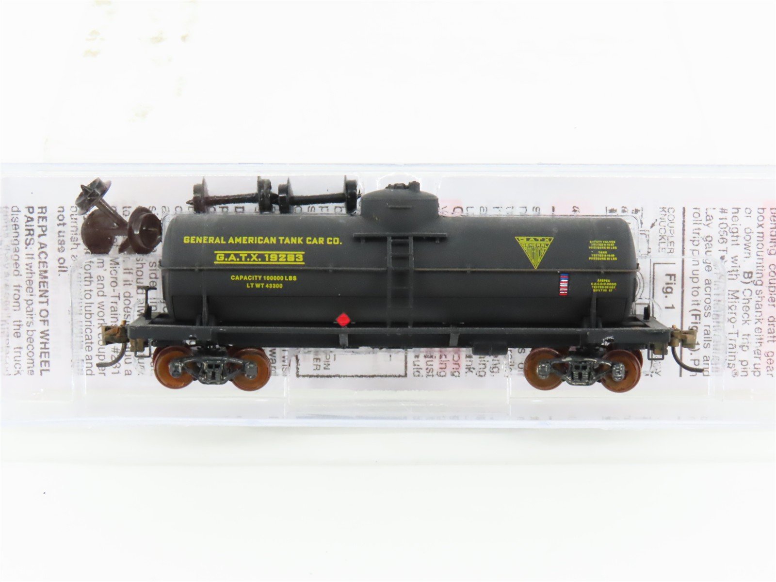 N Micro-Trains MTL 06500190 GATX DOW Chem Single Dome Tankcar #19283 Custom