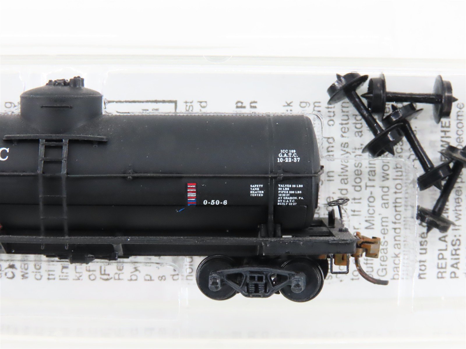 N Micro-Trains MTL 65180 UP Union Pacific Single Dome Tankcar #69019 Custom