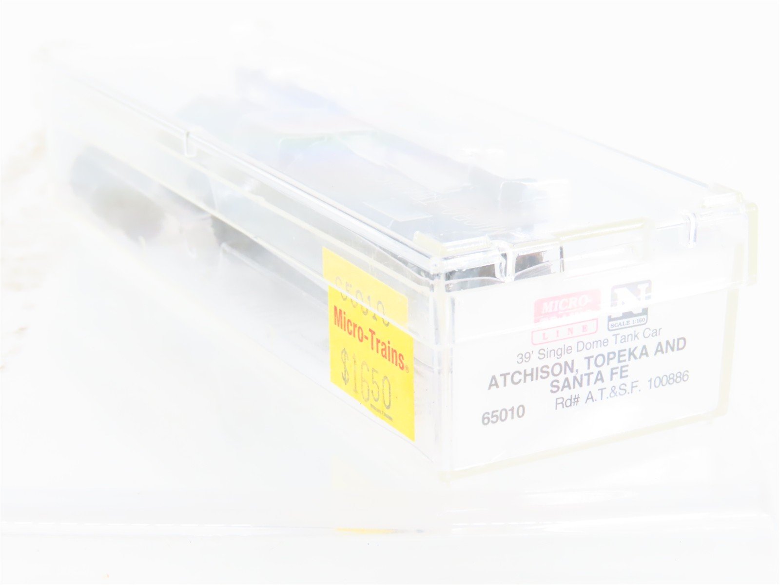 N Scale Micro-Trains MTL 65010 ATSF Santa Fe Single Dome Tankcar #100823 Custom