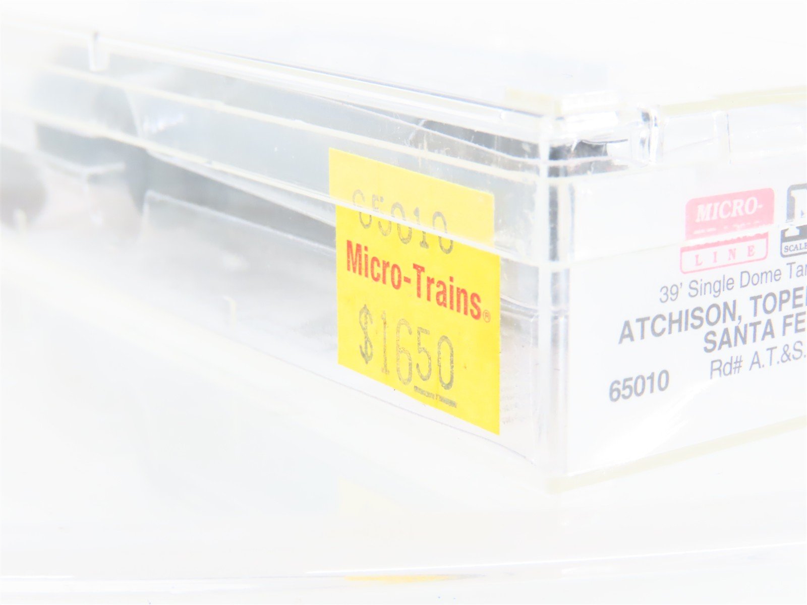 N Scale Micro-Trains MTL 65010 ATSF Santa Fe Single Dome Tankcar #100823 Custom