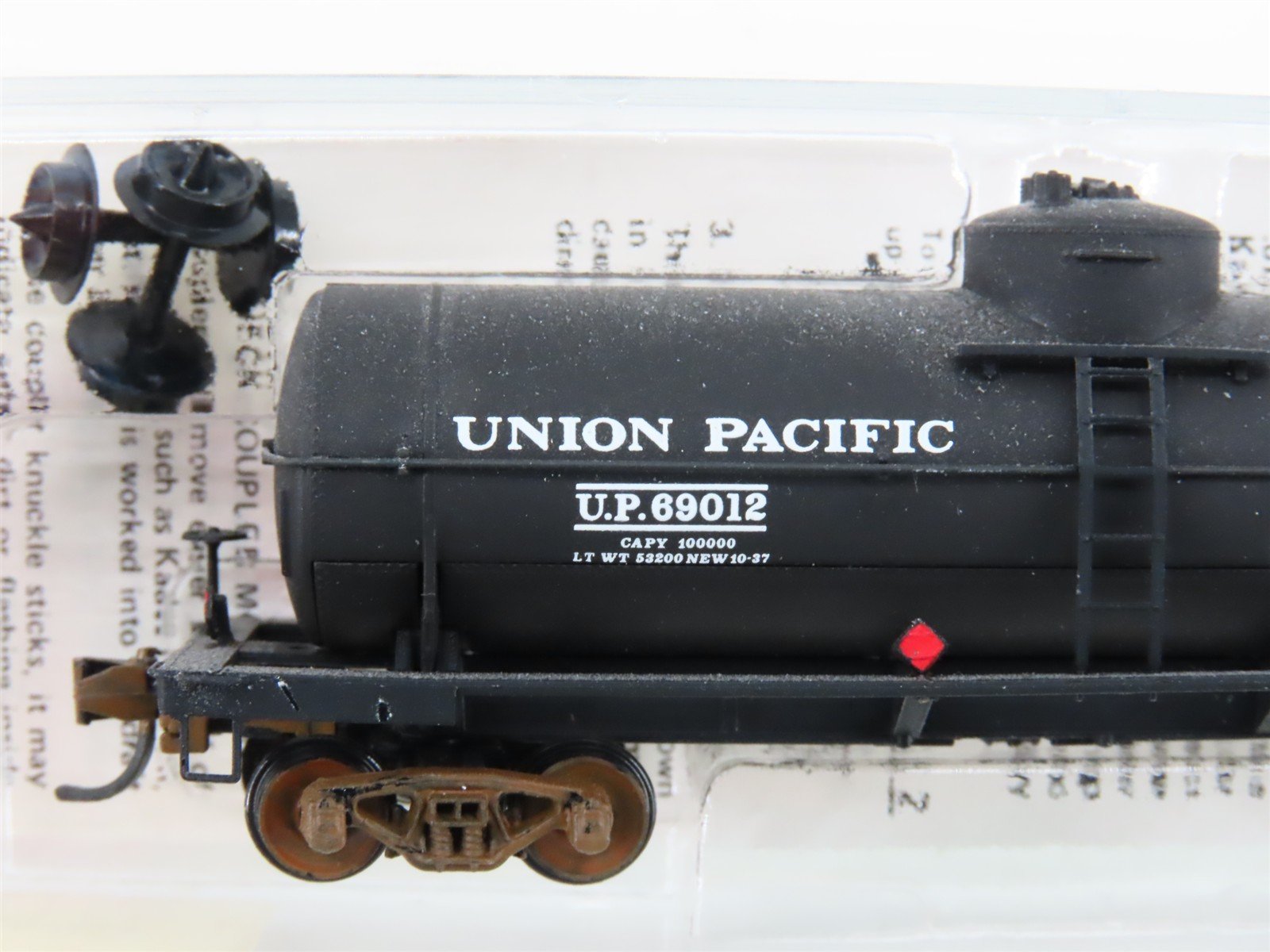 N Micro-Trains MTL 65180 UP Union Pacific Single Dome Tankcar #69019 Custom