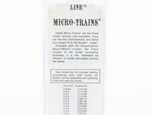 N Micro-Trains MTL 65180 UP Union Pacific Single Dome Tankcar #69019 Custom