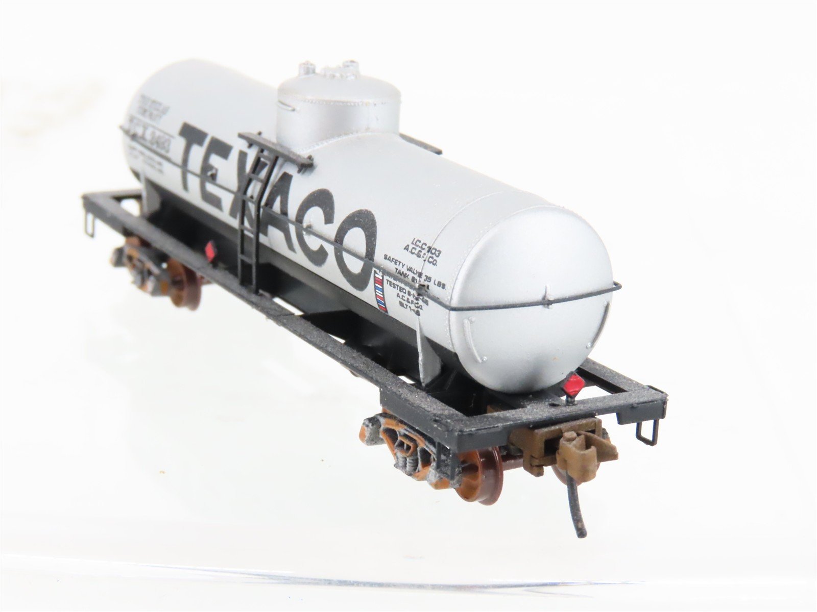N Scale Micro-Trains/Kadee 65073 TCX Texaco Single Dome Tankcar #8279 Custom