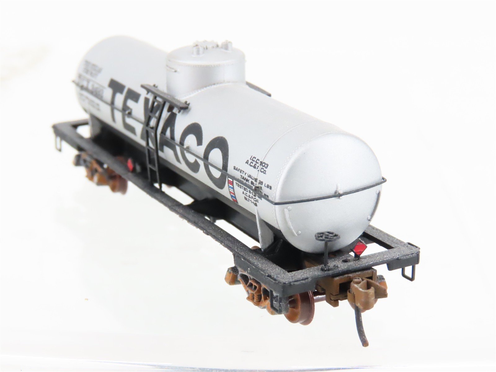 N Scale Micro-Trains/Kadee 65073 TCX Texaco Single Dome Tankcar #8279 Custom