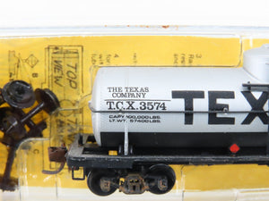N Scale Micro-Trains/Kadee 65073 TCX Texaco Single Dome Tankcar #8279 Custom
