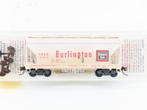N Scale Micro-Trains MTL 92070 CBQ Burlington 2-Bay Covered Hopper #183295
