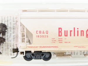 N Scale Micro-Trains MTL 92070 CBQ Burlington 2-Bay Covered Hopper #183295