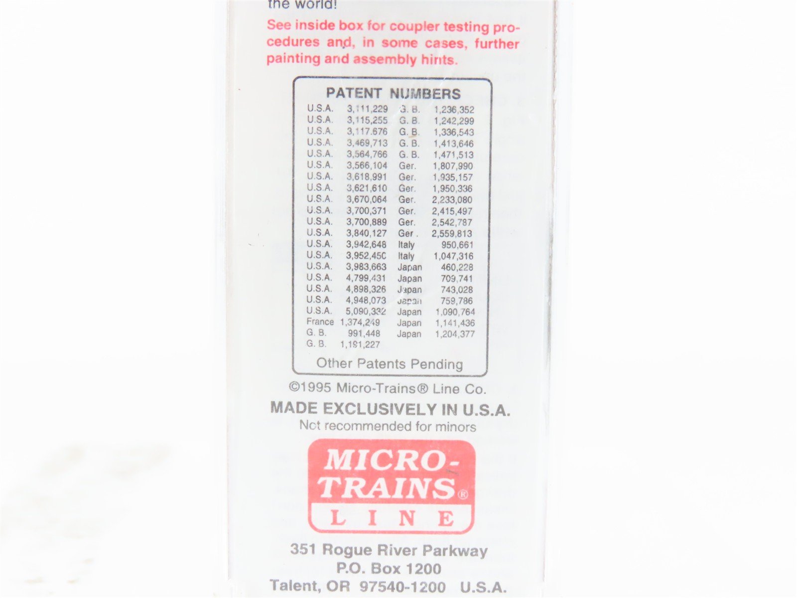 N Scale Micro-Trains MTL 92070 CBQ Burlington 2-Bay Covered Hopper #183295