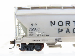 N Scale Micro-Trains MTL NP Northern Pacific 2-Bay Covered Hopper #75902 CUSTOM