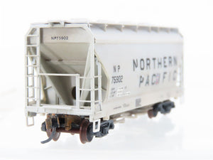 N Scale Micro-Trains MTL NP Northern Pacific 2-Bay Covered Hopper #75902 CUSTOM