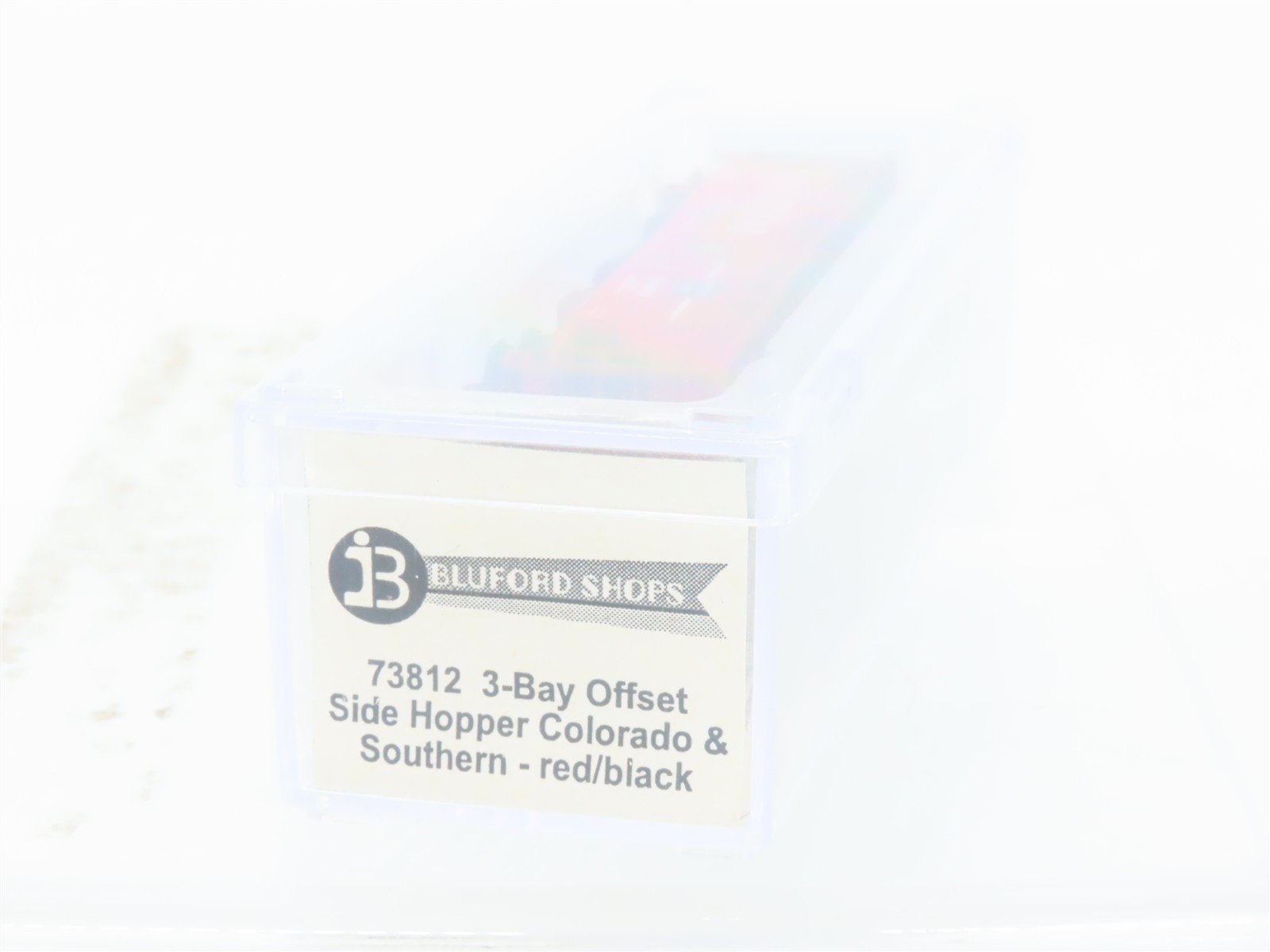 N Scale Bluford Shops 73812 C&S Burlington 3-Bay Hopper #20024 wLoad Weathered