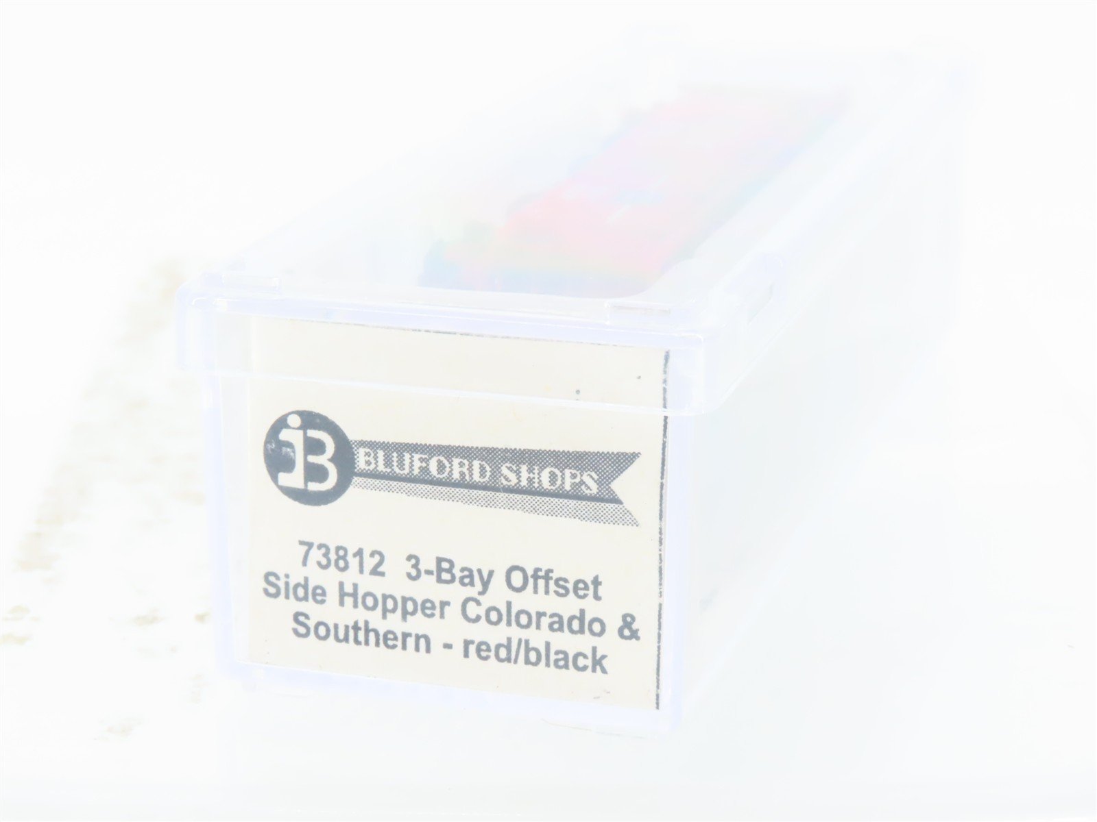 N Scale Bluford Shops 73812 C&S Burlington 3-Bay Hopper #20024 wLoad Weathered