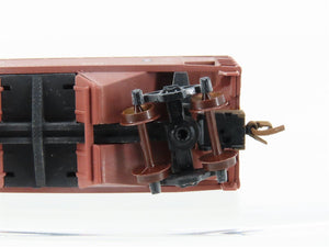 N Scale Micro-Trains/Kadee 55010 ATSF Santa Fe 2-Bay Hopper #180975 Weathered
