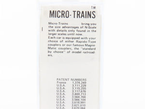 N Scale Micro-Trains/Kadee 55010 ATSF Santa Fe 2-Bay Hopper #180975 Weathered