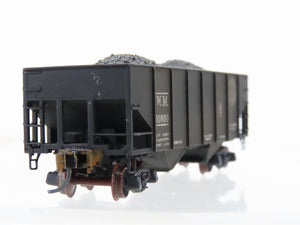 N Micro-Trains/Kadee 56092 WM Western Maryland 2-Bay Hopper #10800 Weathered