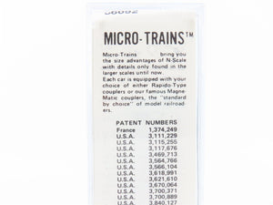 N Micro-Trains/Kadee 56092 WM Western Maryland 2-Bay Hopper #10800 Weathered