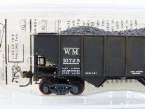 N Micro-Trains/Kadee 56092 WM Western Maryland 2-Bay Hopper #10725 Weathered