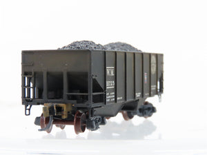 N Micro-Trains/Kadee 56092 WM Western Maryland 2-Bay Hopper #10725 Weathered