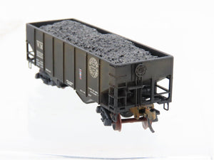 N Micro-Trains/Kadee 56092 WM Western Maryland 2-Bay Hopper #10725 Weathered