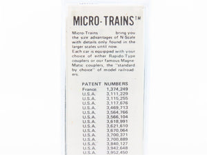 N Micro-Trains/Kadee 56092 WM Western Maryland 2-Bay Hopper #10259 Weathered