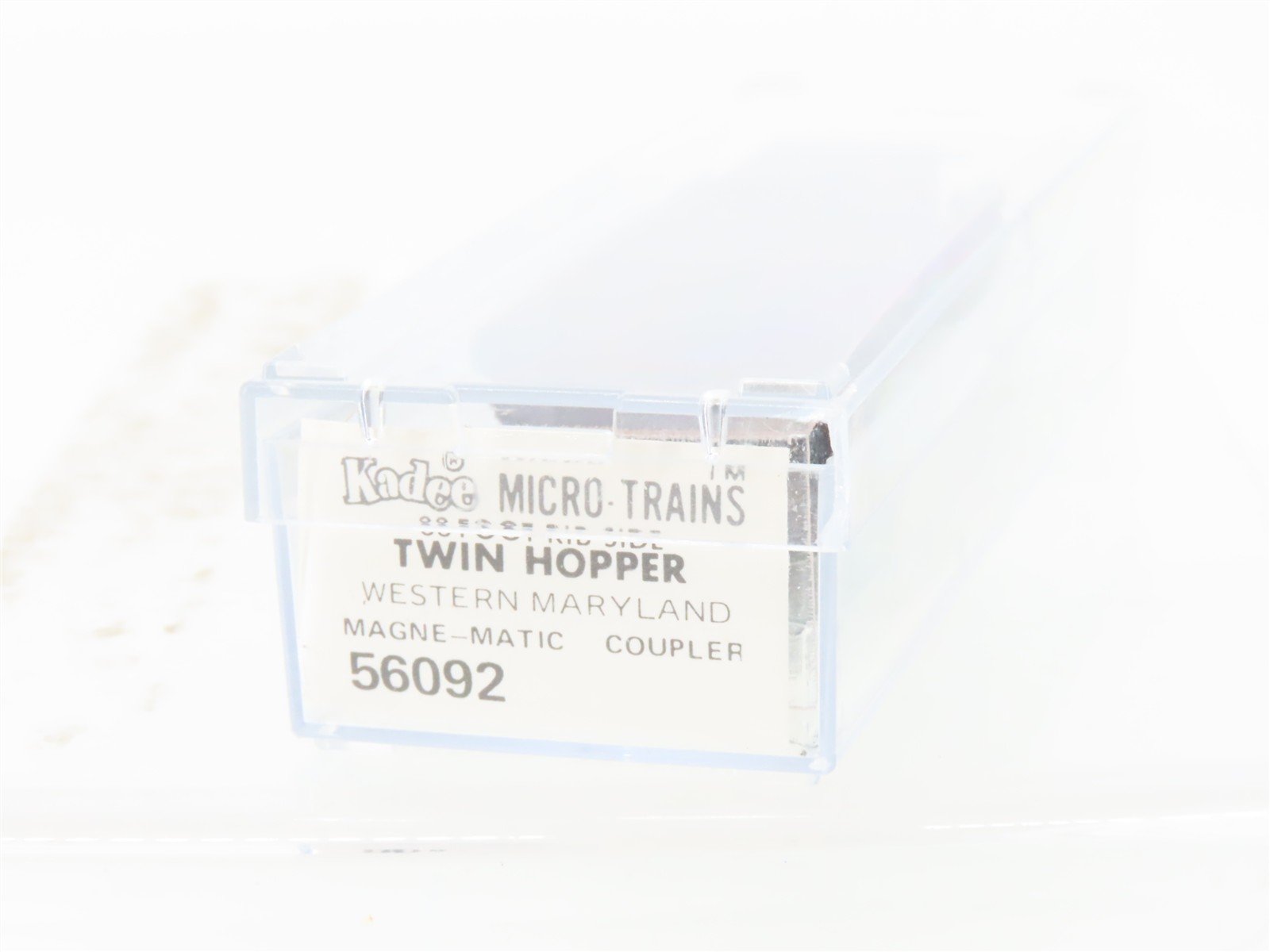 N Micro-Trains/Kadee 56092 WM Western Maryland 2-Bay Hopper #10259 Weathered