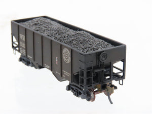 N Micro-Trains/Kadee 56092 WM Western Maryland 2-Bay Hopper #10140 Weathered