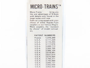 N Micro-Trains/Kadee 56092 WM Western Maryland 2-Bay Hopper #10140 Weathered