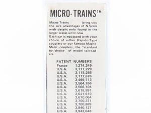 N Micro-Trains/Kadee 56092 WM Western Maryland 2-Bay Hopper #10140 Weathered