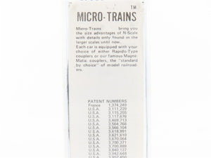 N Micro-Trains/Kadee 57050 NKP Nickel Plate Road 2-Bay Hopper #31299 Weathered