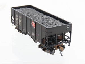 N Micro-Trains MTL MUT Milwaukee Union Terminal 2-Bay Hopper #1934 Weathered