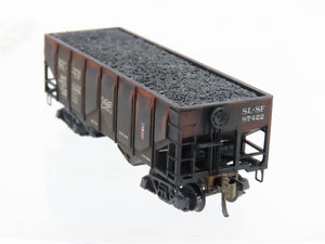N Scale Micro-Trains MTL 08500050 SLSF Frisco 2-Bay Hopper #87422 Weathered