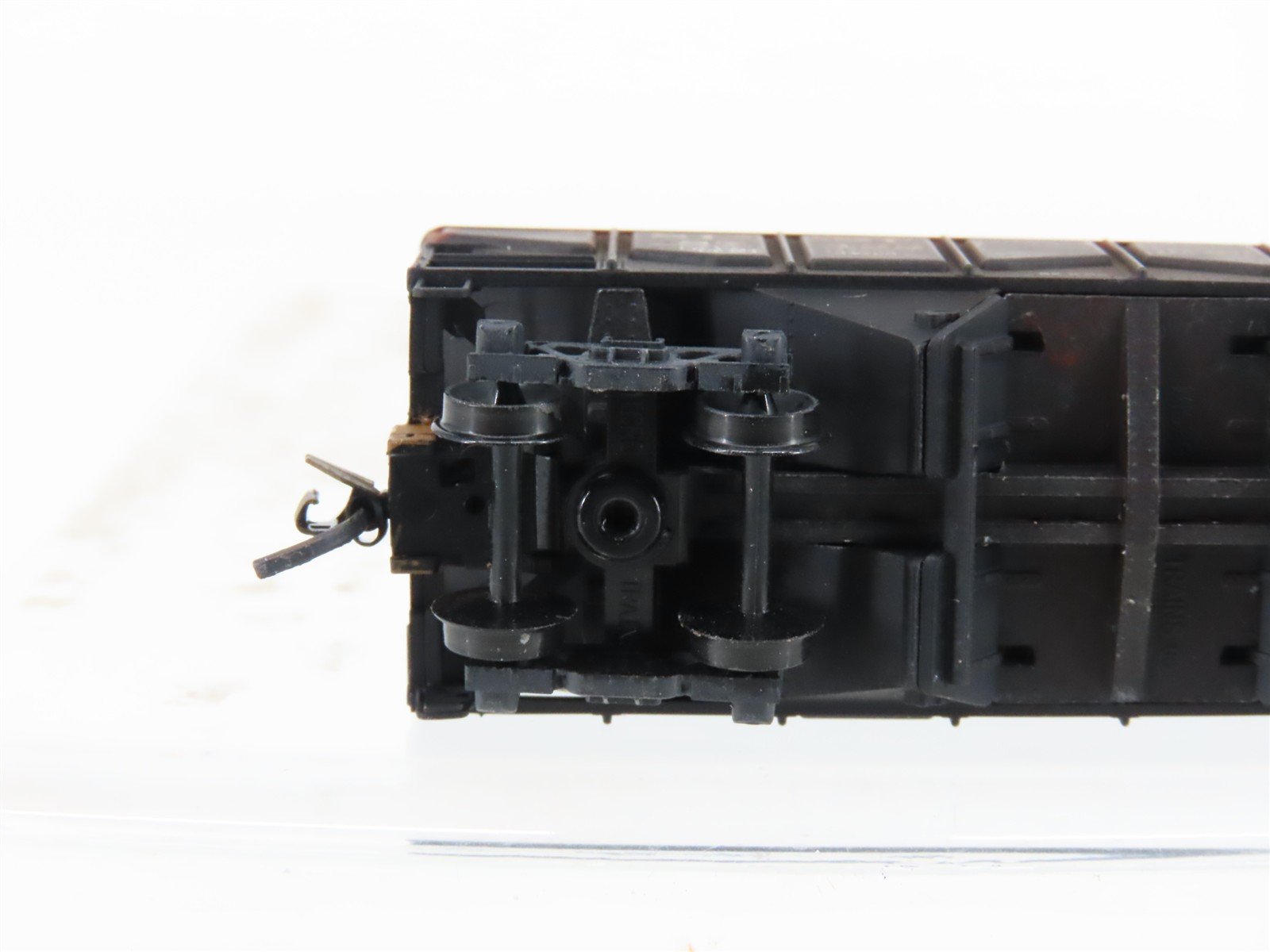N Scale Micro-Trains MTL 08500050 SLSF Frisco 2-Bay Hopper #87422 Weathered