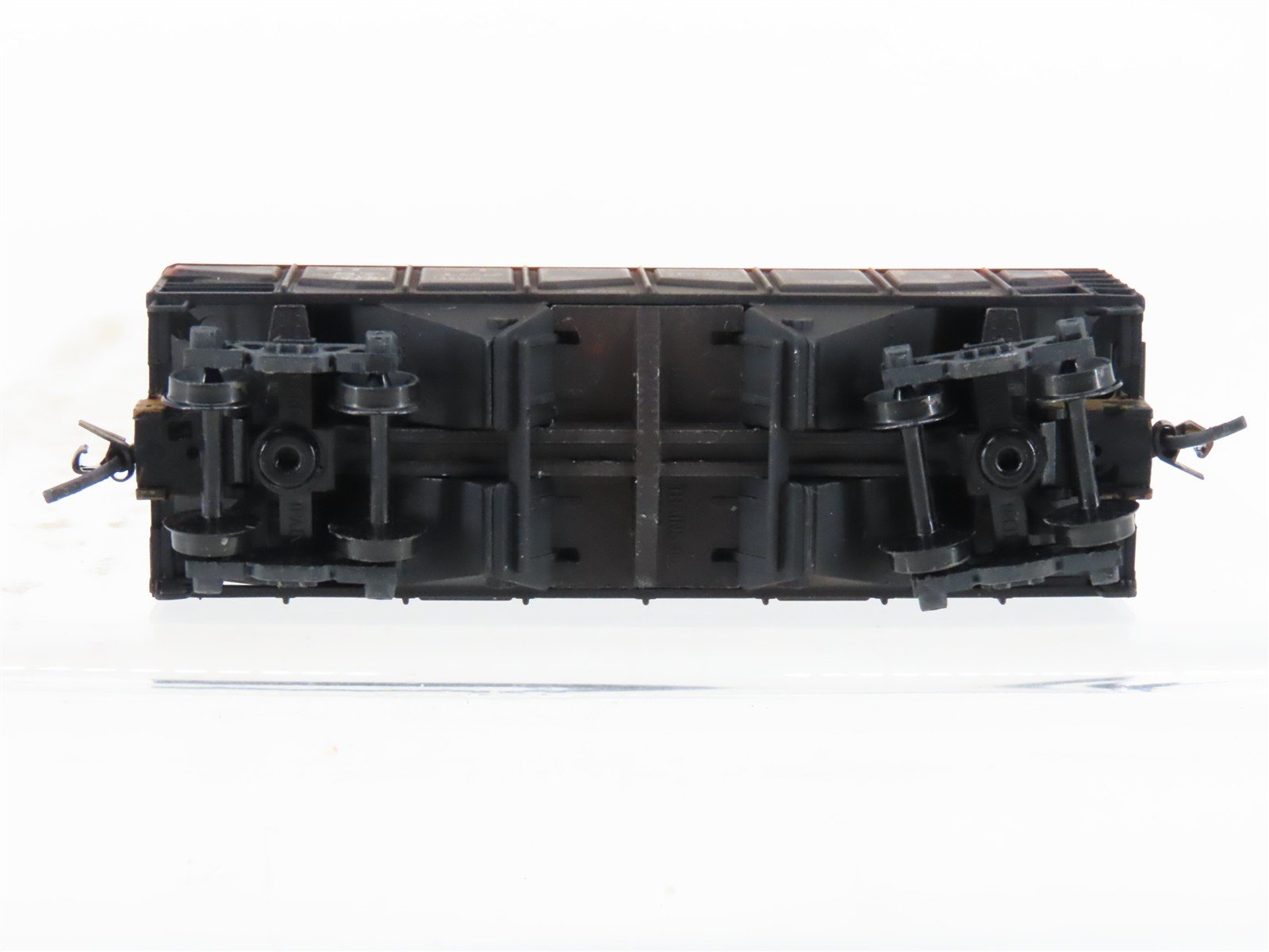 N Scale Micro-Trains MTL 08500050 SLSF Frisco 2-Bay Hopper #87422 Weathered