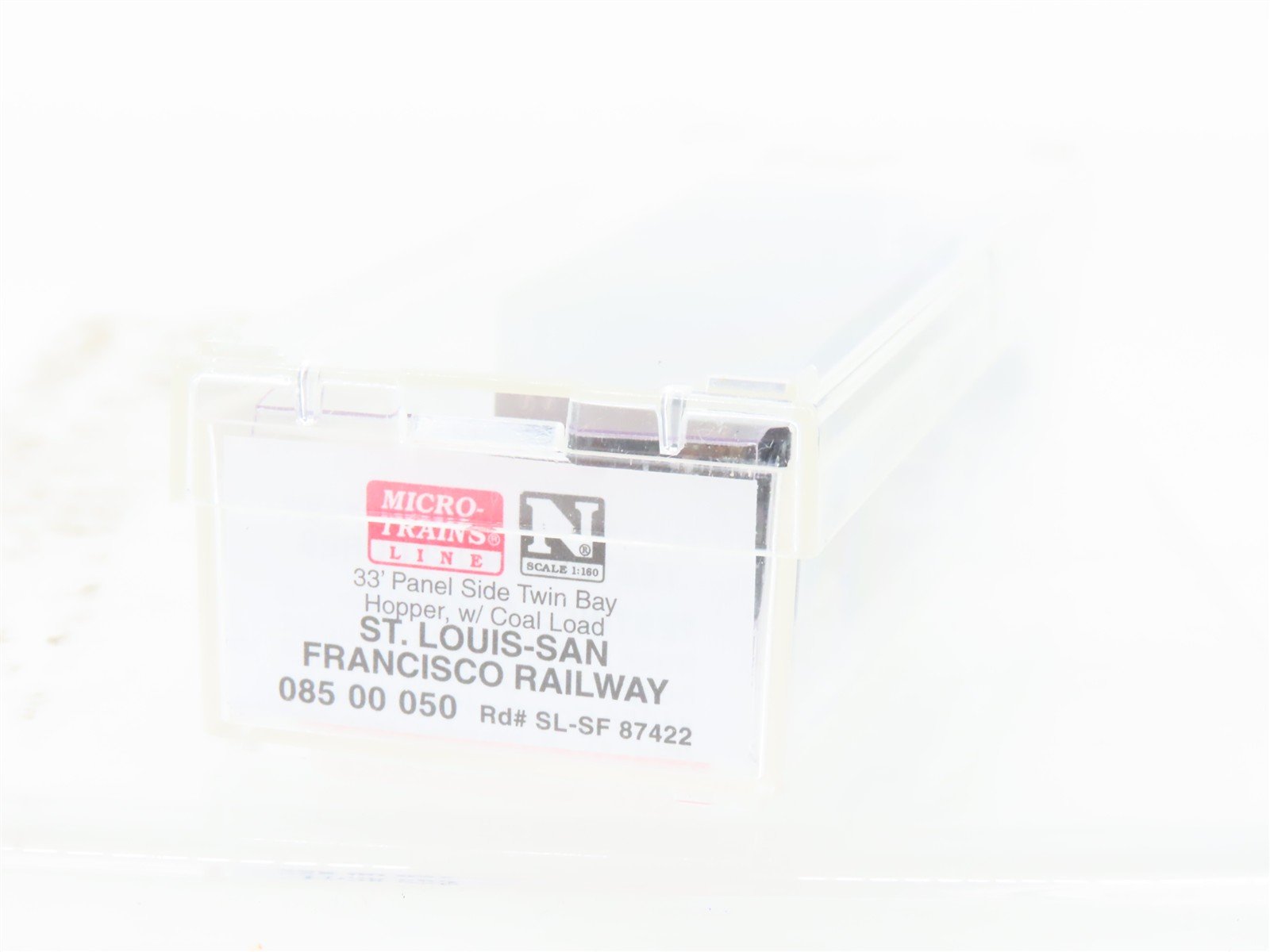 N Scale Micro-Trains MTL 08500050 SLSF Frisco 2-Bay Hopper #87422 Weathered