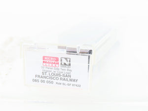 N Scale Micro-Trains MTL 08500050 SLSF Frisco 2-Bay Hopper #87422 Weathered